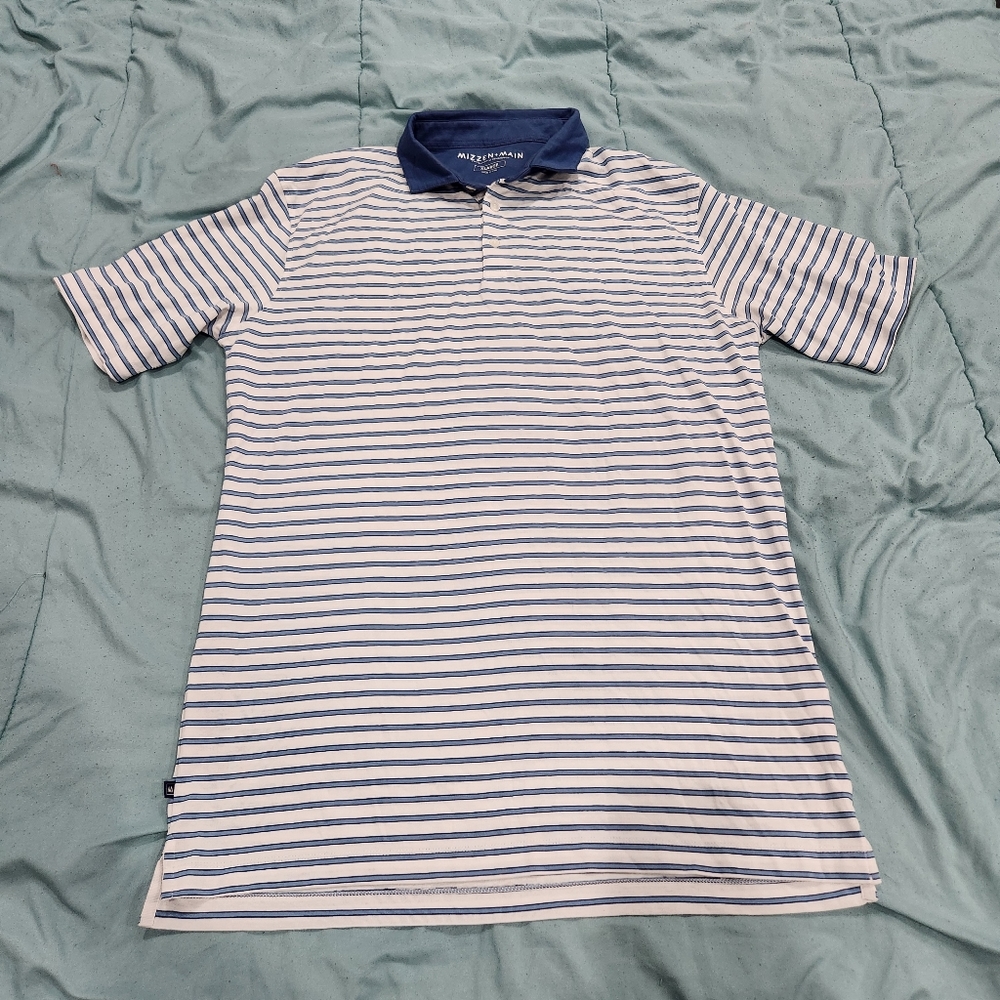 Mizzen main performance golf polo shirt xl